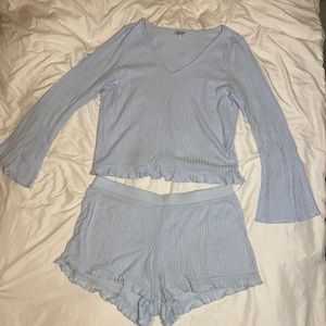 Cute blue pj set